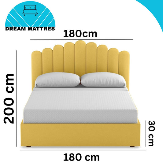 Velvet Bed Modern Glam